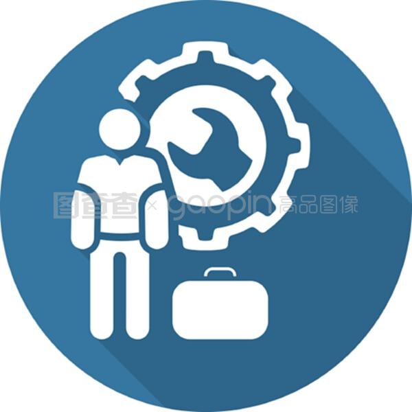 服务人员图标平面设计 提升品牌形象与用户体验的关键要素