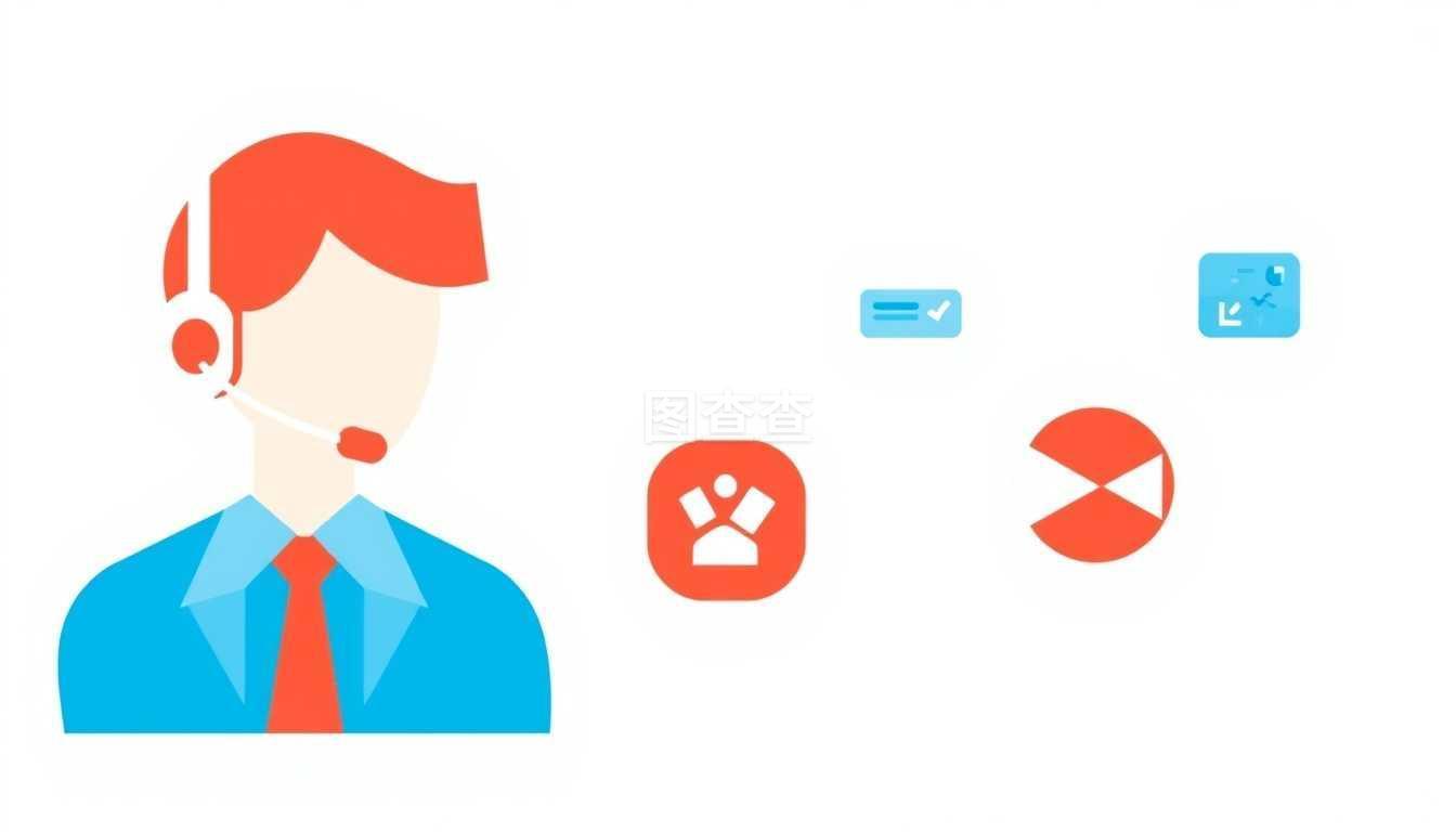 服务支持图标设计 打造专业与信任的视觉语言